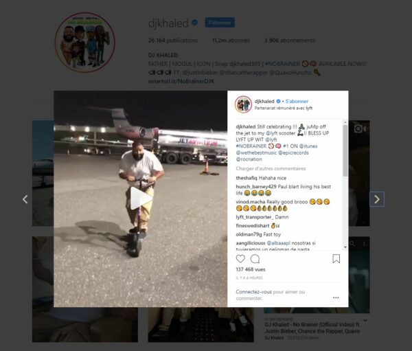 instagram dj khaled lyft