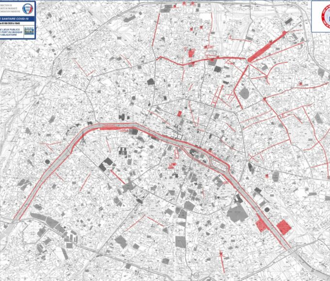 carte masque obligatoire paris